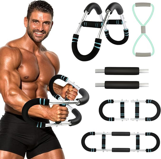 Twister Arm Trainer, Adjustable Chest Workout Equipment, Twister Arm Exerciser,Chest,Arms, Shoulders and Forearms Muscle Training Fitness Equipment