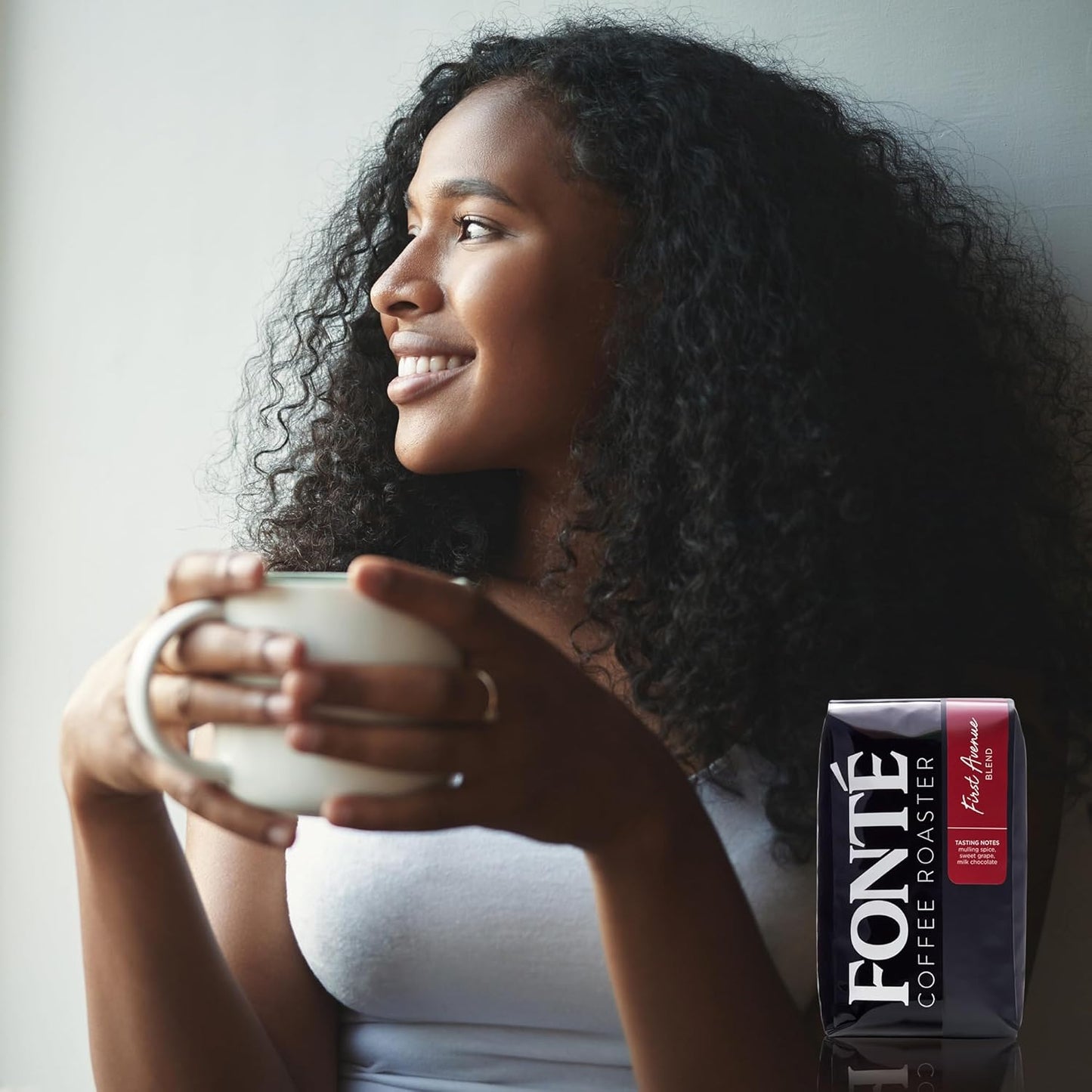 Fonte Coffee Roaster - French Press Coffee - Medium-Dark Fresh Roast - Roasted in Seattle - Single Origin - Bright Lemon, Earthy Peat, Bittersweet Chocolate - 12 oz - First Avenue