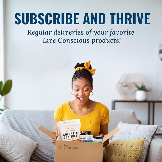 Live Conscious PRO45 Probiotics for Women & Men: Comprehensive Formula, 45 Billion CFU, 11 Strains, Dairy Free - w/Prebiotics and Probiotics - Promotes Immune & Gut Health - 30 Veggie Caps