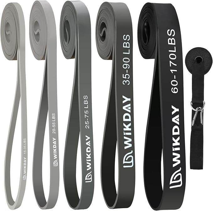 Resistance Bands for Working Out, Exercise Bands, Workout Bands, Pull Up Assistance Bands for Body Stretching Training Physical Therapy Muscle Training for Men & Women