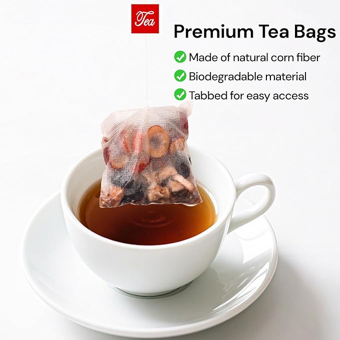 Goji Berries Ginseng Kidney Tea Formula Ginseng Eight Treasure Tea 8 Natural Ingredient Kidney Cleanse Detox & Repair for Women & Men Caffeine-Free 50 Count (Pack of 2)