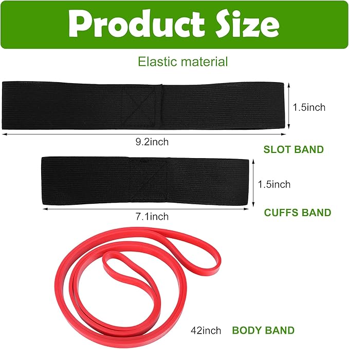 codree Baseball Swing Trainer Bands- Elastic Baseball Softball Hitting Resistance Bands- Baseball Batting Training Aids Equipments for Athletes Improve Batting, Arm Strength