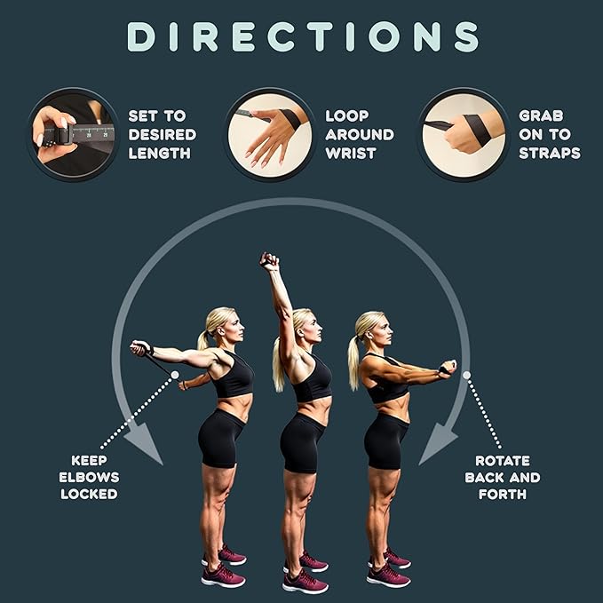 Stretching Strap – Non-Elastic Yoga Strap for Exercise. Stretch Strap for Mobility, Posture Correction & Rehab Stretching Equipment. Yoga Straps for Stretching with Progress Tracker.