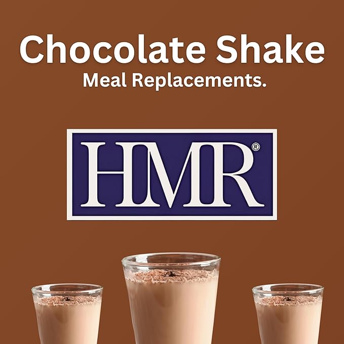 HMR 120 Shake Meal Replacement Powder | Chocolate Shake Mix to Support Healthy Weight Loss | 12g of Protein | Nutritional Drink | Low Calorie Food | 2 Pack (choc/choc), 12 Servings Each