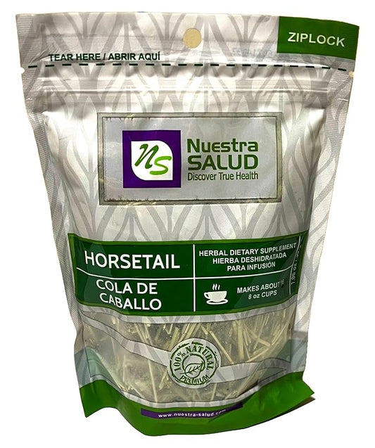 Horsetail Tea Cola de Caballo Hierba Herbal Tea Zip-Lock Bag (30g) 1.06oz- 100% Natural and Caffeine Free Detox