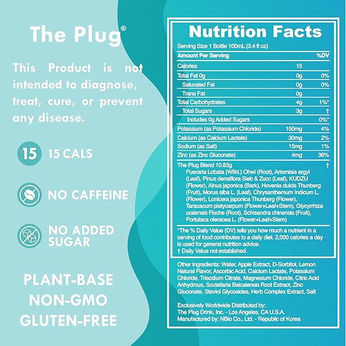 The Plug Liver Cleanse Detox & Repair Drink - Plant Based Herbal Electrolyte Drink for Liver Support & Health, Bloating Relief, Restore Antioxidants & Minerals | Liver Complex Energy Drink (6-Pack)