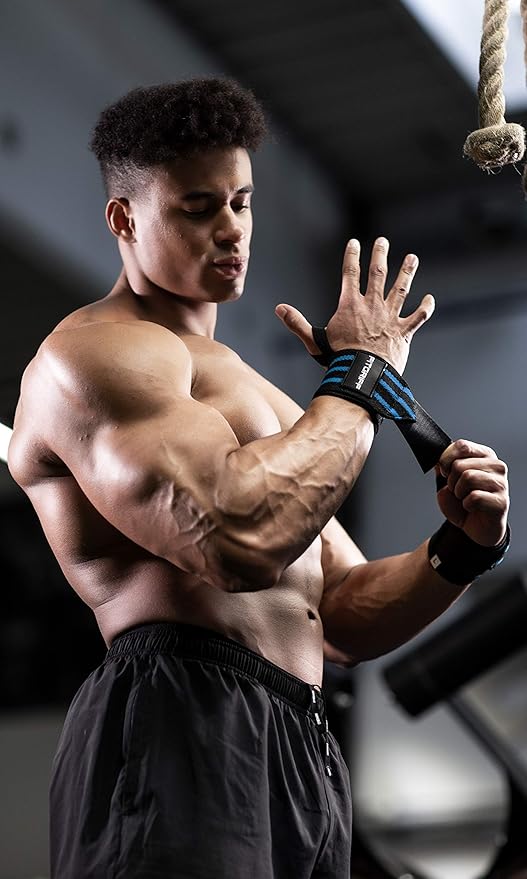 Fitgriff® Lifting Straps & Wrist Wraps (Bundle) Superior Support for Weightlifting & Gym Workouts - for Men and Women