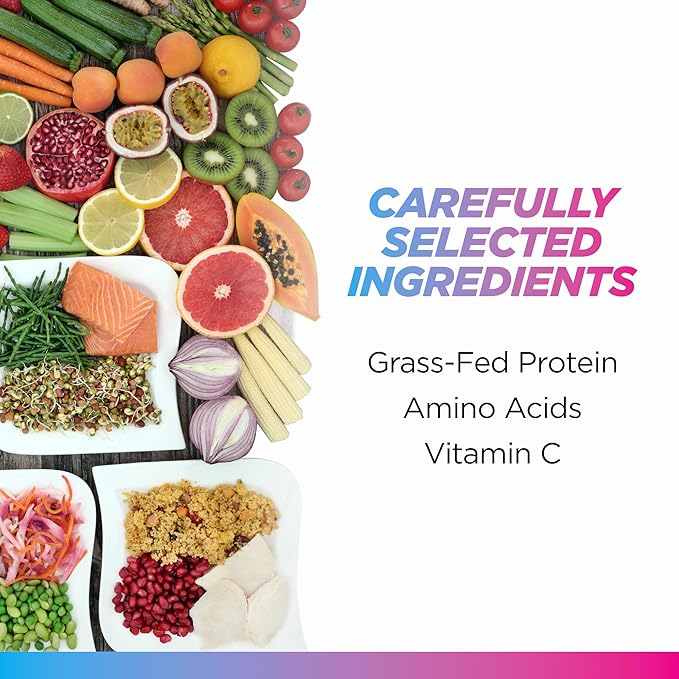 Livingood Daily Unflavored Collagen Powder for Women & Men, Hydrolyzed Collagen Peptides Powder with Vitamin C, Protein with 20 Amino Acids, Type I & III, Grass Fed, Keto, Paleo, Gluten Free, 30 Srvgs