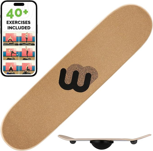Spinning Wooden Balance Board & Agility Training Equipment