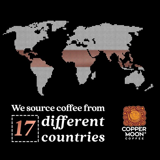Copper Moon Medium Roast Whole Bean Coffee, Southern Pecan Blend, 5 Lb