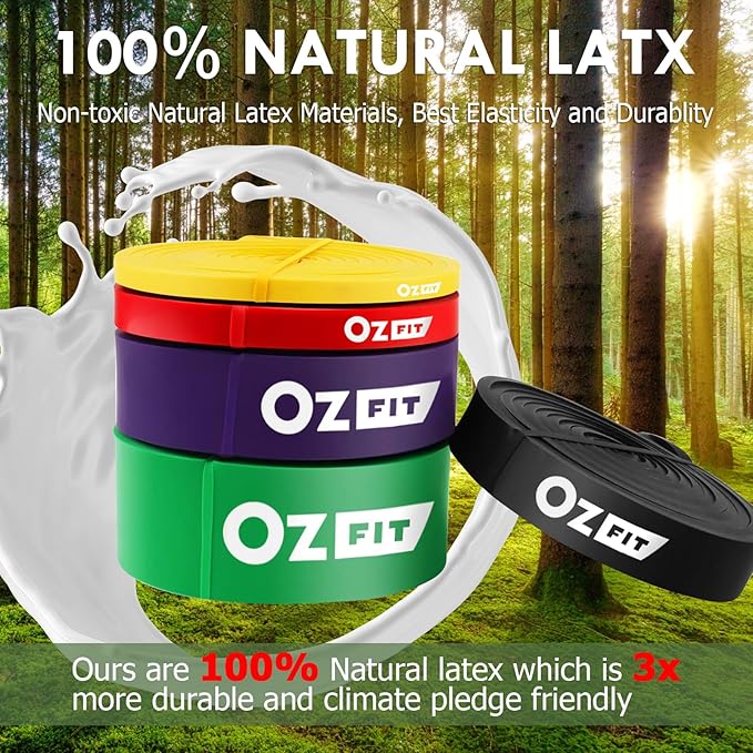 Pull Up Bands, Resistance Bands, Pull Up Assistance Bands Set for Men & Women, Exercise Workout Bands for Working Out, Body Stretching, Physical Therapy, Muscle Training