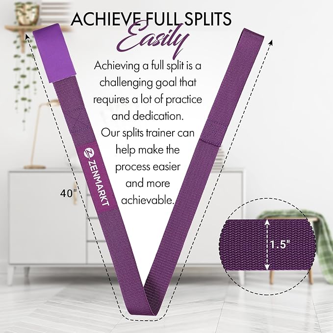 Stretching Strap for Cheer – Flexibility Stunt Strap for Cheerleaders – Durable Cheer Stretching Bands for Improved Flexibility, Range of Motion – Essential Cheer Accessories