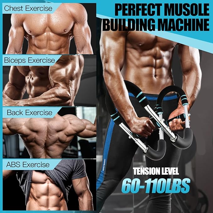 Twister Arm Trainer, Adjustable Chest Workout Equipment, Twister Arm Exerciser,Chest,Arms, Shoulders and Forearms Muscle Training Fitness Equipment