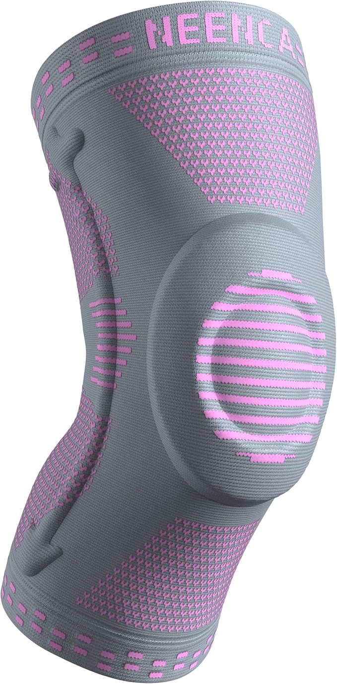NEENCA Knee Brace for Women & Men, Medical Knee Support with Patella Pad & Side Stabilizers, Knee Compression Sleeve for Knee Pain, Meniscus Tear, ACL, Joint Pain, Runner, Workout - FSA/HSA Eligible