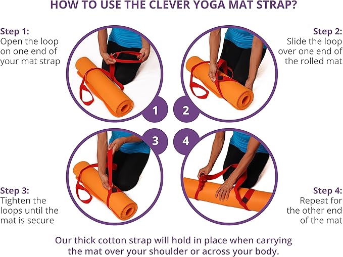 Clever Yoga Mat Carrier Strap sling