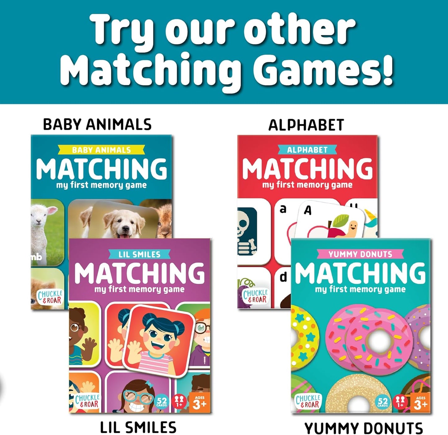 Chuckle & Roar - Bath Matching - Water Safe Fun - Great for Toddlers - Fun and Engaging - Ages 3 and up