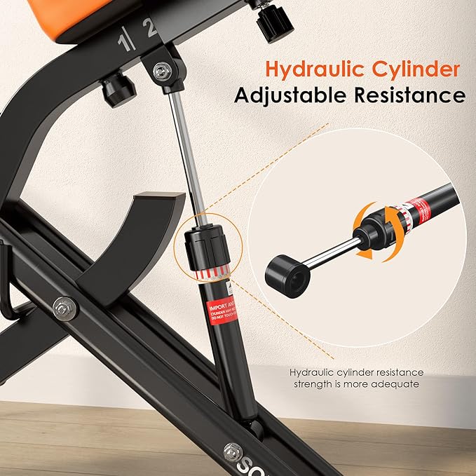 SogesHome Squat Machines Rowing Machine,Full Body Exercise Workout Equipment, Row and Ride Squat Machine 330 LBS Weight Capacity, Glute Trainer Machine, Glutes & Leg Home Workout Machine