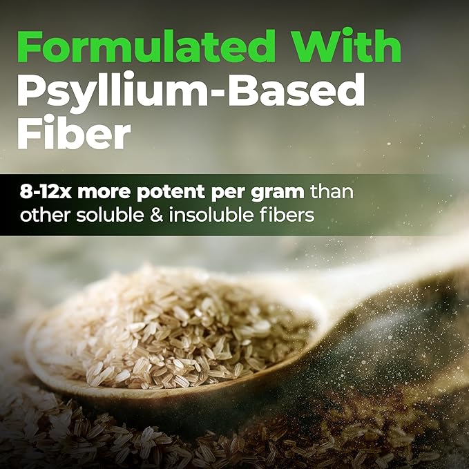 Species Nutrition Fiberlyze Fiber Supplement, Psyllium Based Soluble & Insoluble Fiber Powder for Healthy Colon, Digestive Functions (Mango, 30 Servings)