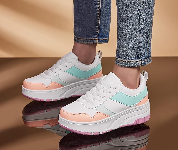 Roller Skate Shoes for Kids Girls Boys Detachable Wheeled Fashion Sneakers