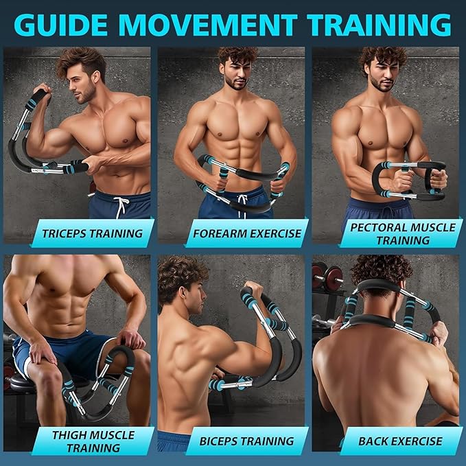 Twister Arm Trainer, Chest Workout Equipment Arm Strength Trainer for Man & Women, Home Gym Strength Trainer, Adjustable Resistance Arm Trainer (65lbs- 110lbs)