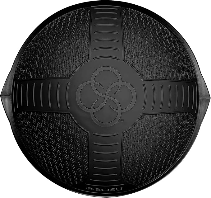 BOSU NexGen 25IN Home Fitness Exercise Gym Strength Flexibility Balance Trainer with Rubberized Non Skid Surface and Hand Air Pump