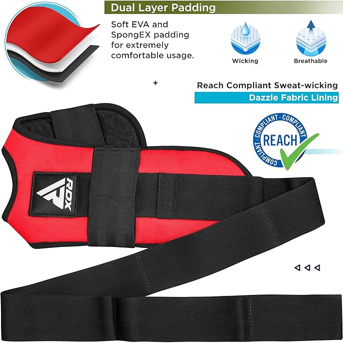 RDX Yoga Stretching Strap, Ankle Ligament Stretcher Belt with Loops Ligament Stretch Band, Fitness Leg Stretcher for Plantar Fasciitis, Foot Stretch Assist for Hamstring, Flexibility Exercise