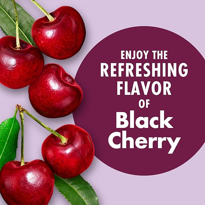 V8 Energy Black Cherry Energy Drink, 8 fl oz Can (24 Pack)