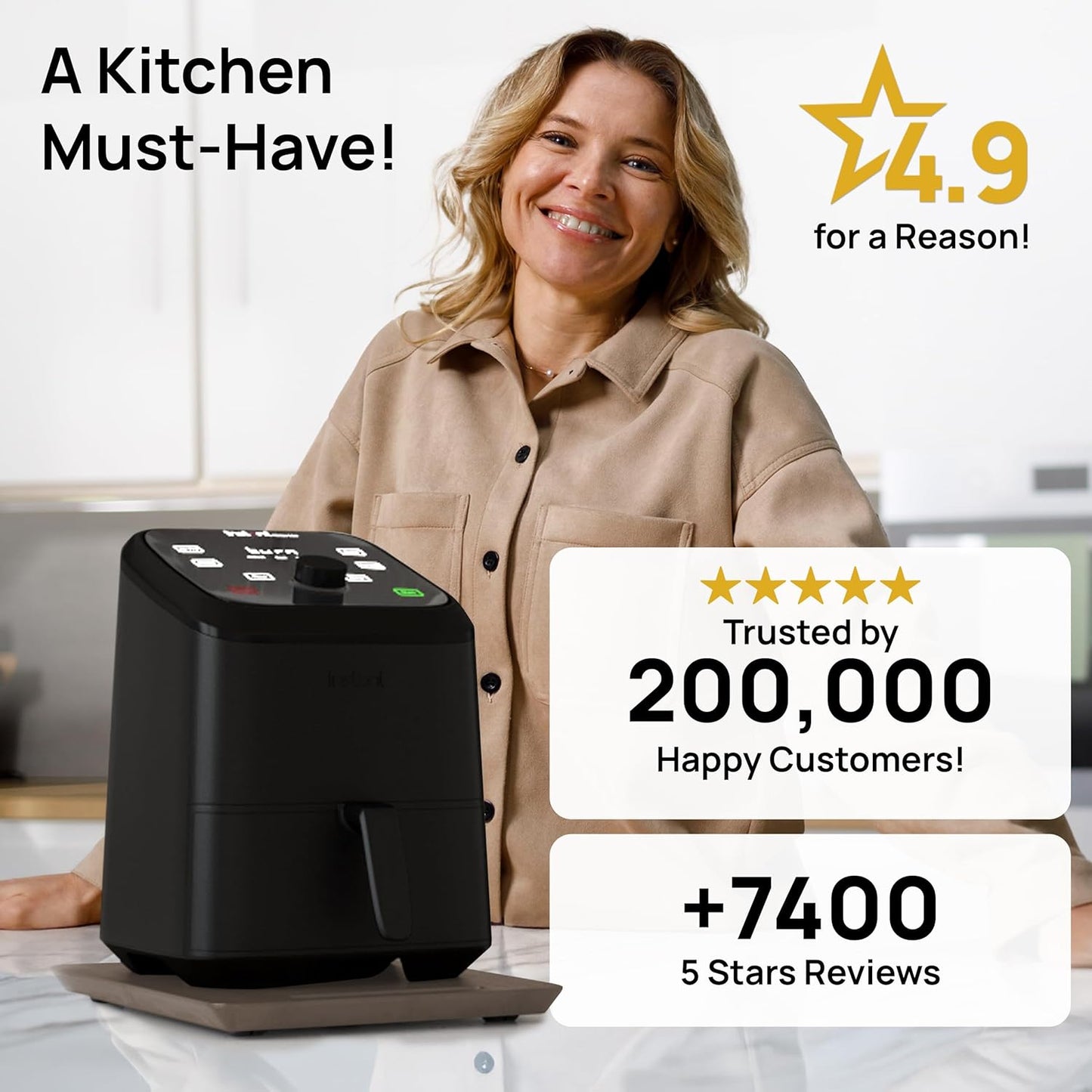 Ibyx Elegant Sliding Tray for Your Coffee Maker & Heavy Kitchen Appliances - Sturdy, Slides Easily from Under The Cabinet (Brown, 9.5βW x 14βD)