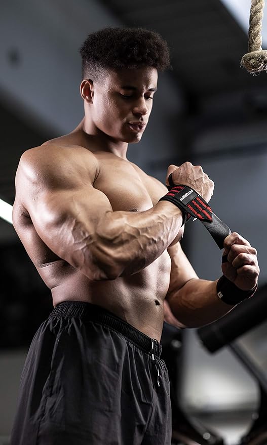 Fitgriff® Lifting Straps & Wrist Wraps (Bundle) Superior Support for Weightlifting & Gym Workouts - for Men and Women