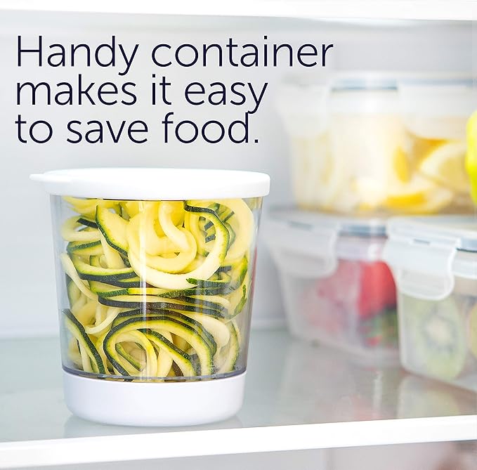 Fullstar Mandoline Slicer Spiralizer & Vegetable Slicer, Zucchini Noodle Maker, Onion & Food Chopper, Veggie Spiral Cutter & Grater (4 in 1)