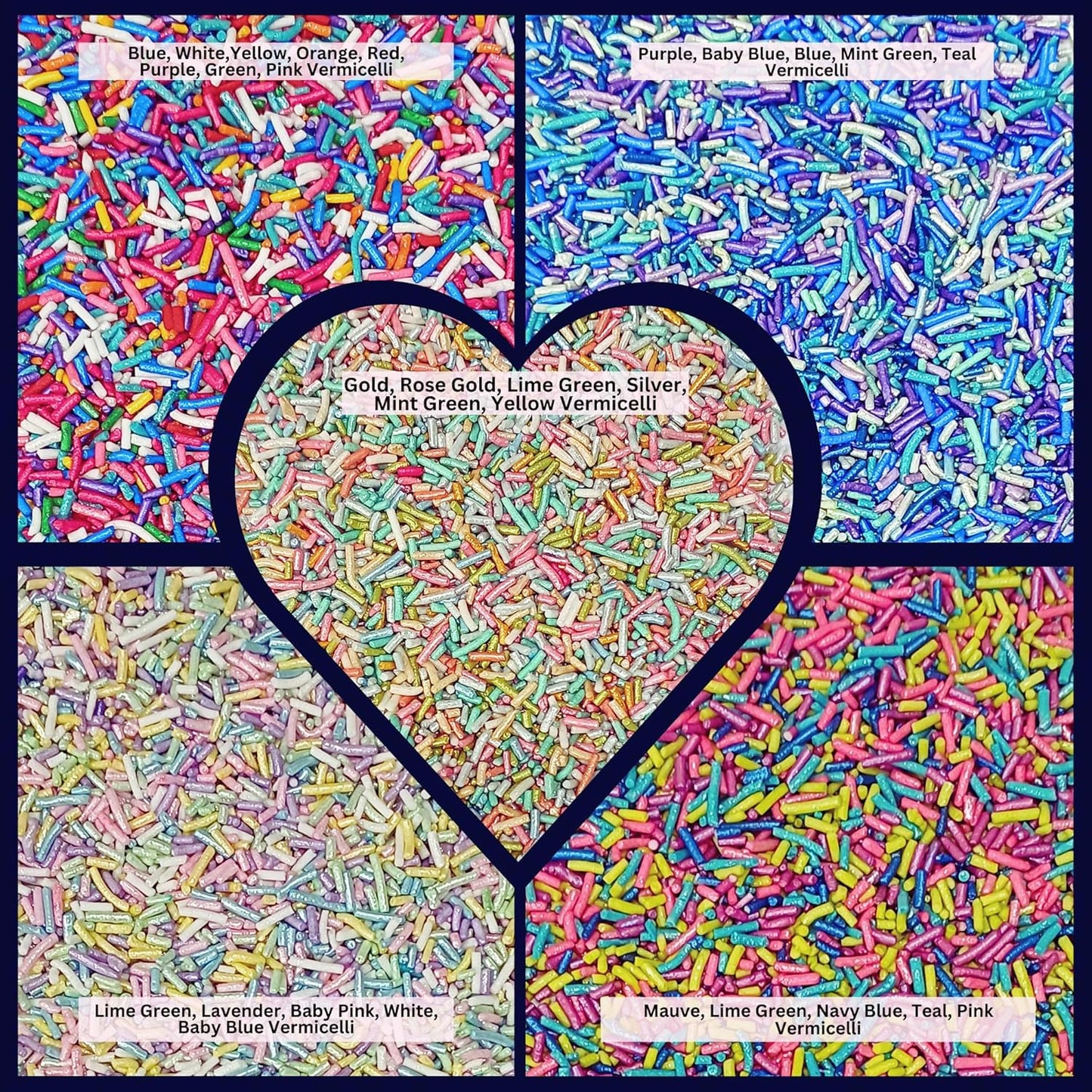 Confect Rainbow Magic Sprinkles – Colorful Edible Cake & Cupcake Decoration | Vibrant Rainbow Jimmies & Confetti Mix | Ideal for Birthday, Party, and Baking Decor | Vegan, Gluten-Free, Nut-Free, Soy-Free, Dairy-Free, Palm Oil-Free- 5 Oz