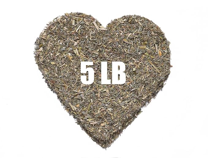 Super Value Pack 5 LB - Wormwood (Artemisia absinthium) ā Cut & Sifted ā Dried Herb for Traditional Use & Herbal Applications
