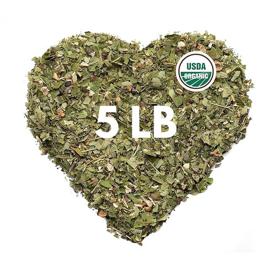 Super Value Pack 5 LB – Organic Hawthorn Leaf and Flower Tea - Hawthorne Leaves & Flowers for Herbal Tea – Natural Heart Health Support
