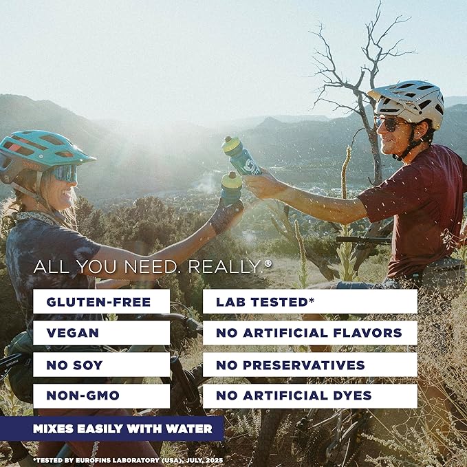 Tailwind Nutrition Recovery Mix, 20 Grams Complete Protein, Carbohydrates, and Electrolytes Powder Drink Mix for Post-Workout, Free of Gluten, Soy, and Dairy, Vegan, 20 Servings, Vanilla