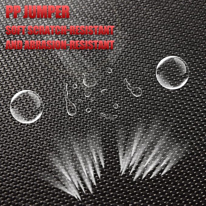 Newan 40" Silent Mini Trampoline with Adjustable Handle Bar Fitness Trampoline Bungee Rebounder Jumping Cardio Trainer Workout for Adults - Max Limit 330 lbs