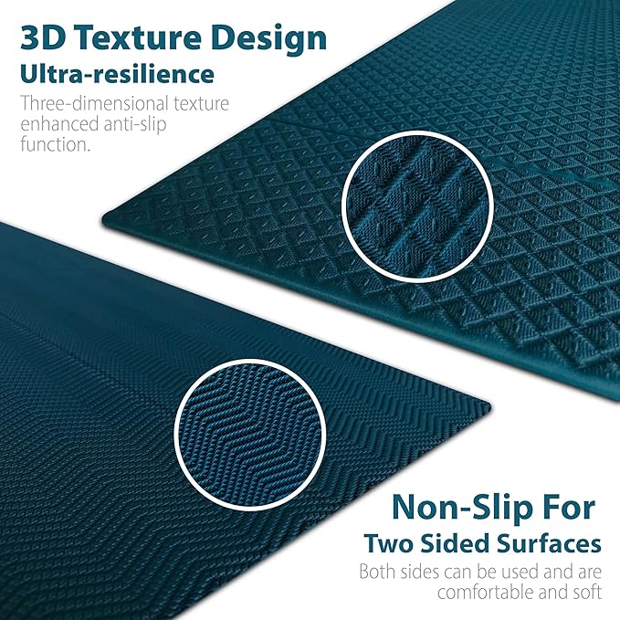 Foldable Yoga Exercise Mat – Lightweight, Anti-Slip, and Easy to Store for Yoga, Pilates, Home Workouts, and Floor Exercises