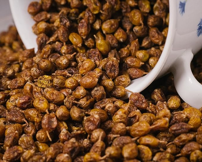 Organic Sea Buckthorn Berry – Sea Buckthorn Tea, Dried Seaberry, Seabuckthorn – Espino Amarillo – Rich in Nutrients Superfood Berries for Immunity, Heart, Digestion, Liver, Skin – 4 Ounces