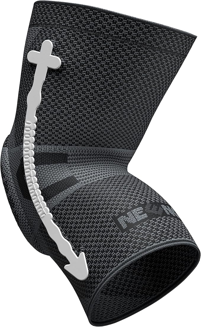 NEENCA Professional Knee Brace for Pain Relief, Medical Knee Compression Sleeve, Knee Support with Horizontal Knit Tech for Meniscus Tear, ACL, Arthritis, Joint Pain, Runner, Workout- FSA/HSA APPROVED