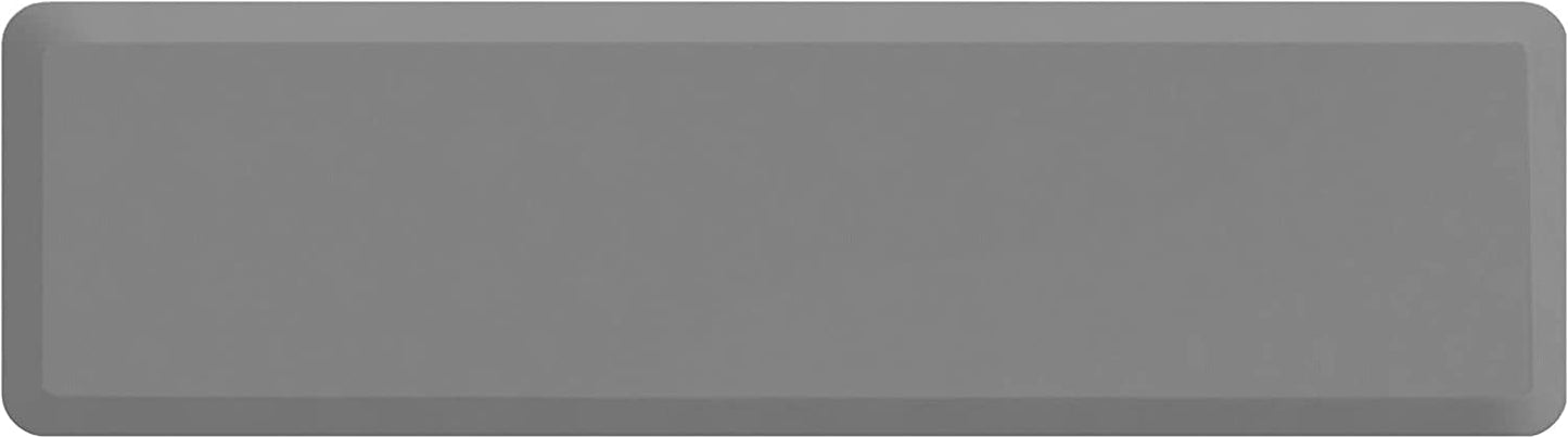 GelPro Utility Anti-Fatigue Runner Mat, Leather Grain Grey - 20x72