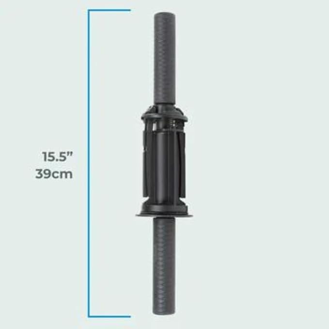 Chirp Focus Muscle Roller Handle, Muscle Roller Handle for Deeper Massage, Deep Tissue Rolling Massager for Neck, Shoulder, & Back Pain, Compatible with The 4-Inch Focus Wheel - 15.5" (39cm)