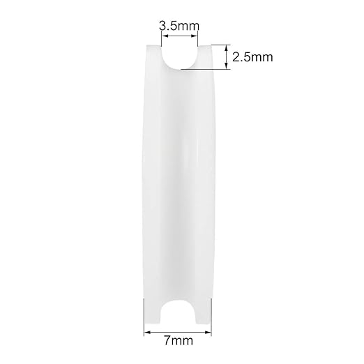 uxcell U Groove Guide Pulley Rail Ball Bearings 6x27x7mm Double Metal Shielded (GCr15) Chrome Steel Bearings Roller Guide Wheel 4pcs