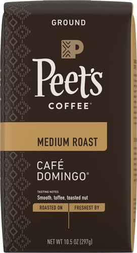 Peet's Coffee, Medium Roast Ground Coffee - Cafe Domingo 10.5 Ounce Bag