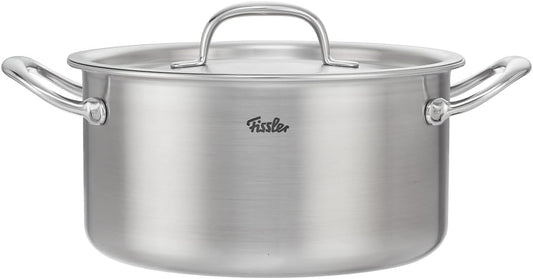 Fissler M5 Pro-Ply 5-ply Stainless Steel Stockpot, 6 Quart, with Metal Lid