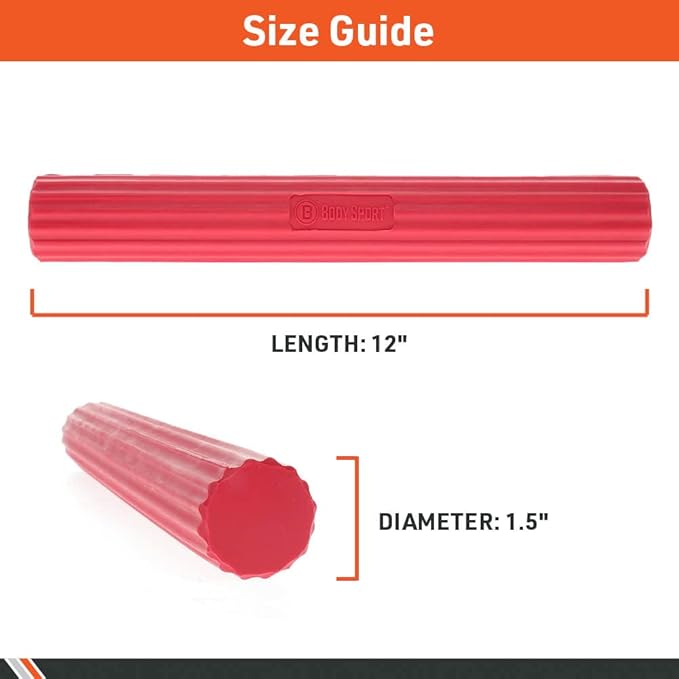 Body Sport Twist & Flex Bar – Flexible Rehab Equipment for Tennis Elbow, Golfer’s Elbow, Arm Injuries, & Tendonitis – Resistance Training for Improved Grip & Strength