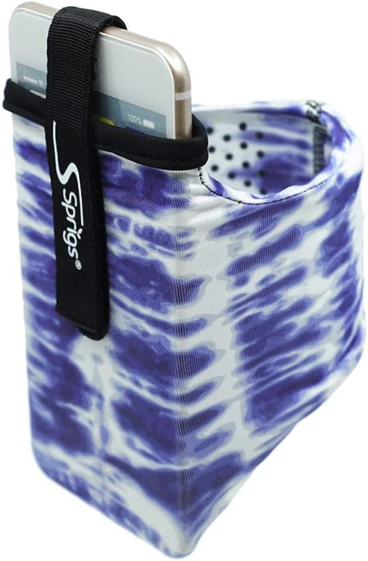 Sprigs Phone Armband Sleeve for iPhone 14, 13, 12, 11, X Galaxy Z, S22, S21, S20 Google Pixel 7, 6, 5. The Lightest & Most Comfortable Running Armband, Stretches to Fit All Phones with Case for Women & Men