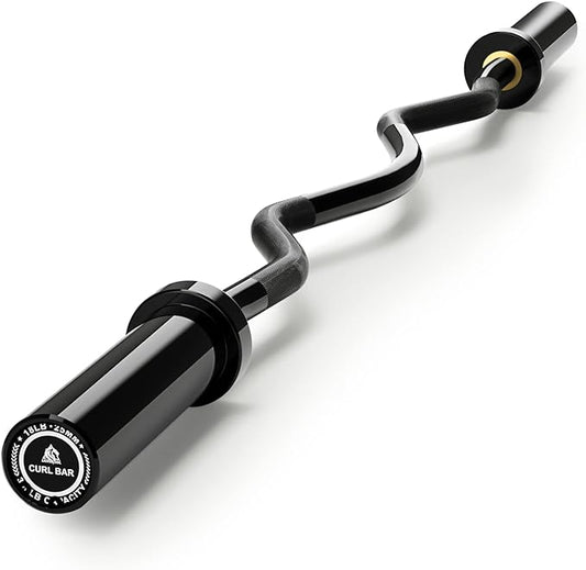 LIONSCOOL Premium 4ft/4.9ft/6ft Barbell for Strength Training and Olympic Weightlifting, 2 Inch Bar for Squats, Curls, Deadlifts, Presses, Hip Thrusts, 350lbs/500lbs/700lbs Weight Capacity