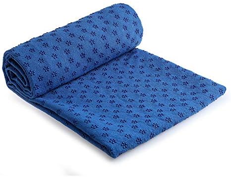 IBL-Yoga Towel, Hot Yoga Mat Towel - Sweat Absorbing Non-Slip for Hot Yoga, Pilates and Workout, 24x72 inches with Grip