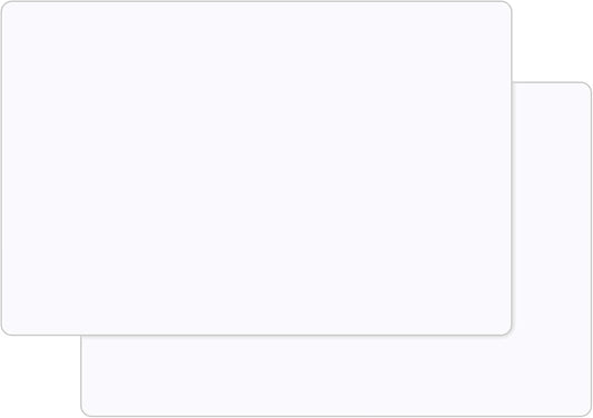 Gartful Silicone Mats for Kitchen Counter, Thicker 0.06", 25 x 17 inches Multipurpose Table Mat, Silicone Pad Desk Work Mat, Nonstick Nonskid Heat-Resistant Pad, Placemat, Translucent, 2PCS