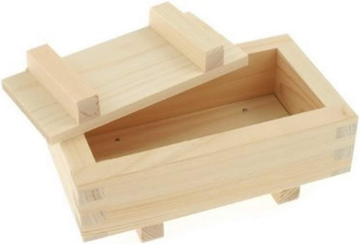 JapanBargain 3131, Wooden Rectangular Oshizushi Sushi Press Mold Maker Rice Mold, 7x4 inch, 1 Pack