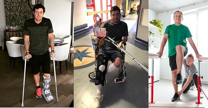 Deyeek Unisex Tear Away Shorts Snap On Athletic Cotton Shorts Post Knee Surgery Recovery Hip Replacement Pants with Pockets